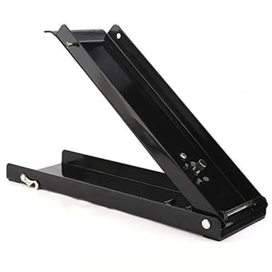 Fafeicy 16 Once Schiaccialattine in Metallo con Apribottiglie, Frantumatore per Lattine a Pedale Nero, Utensile Manuale per Hardware Industriale Resistente