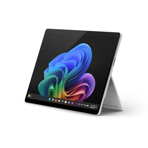 Microsoft Surface Pro (alimentatore incluso) | Copilot+ PC | 13” Touchscreen | Snapdragon X Plus | 16GB RAM | 256GB SSD | Ultimo modello 11esima edizione | Platino