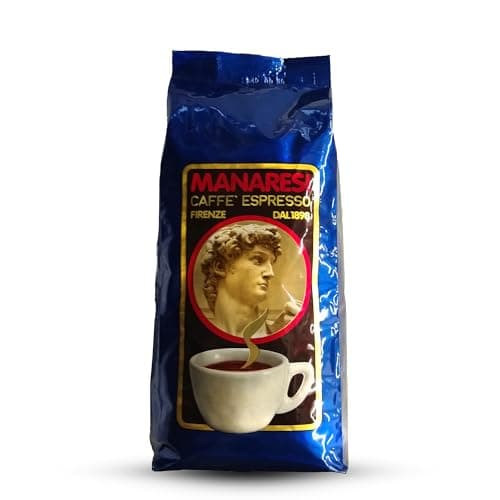 Il Caffè Manaresi Caffè in Grani Gourmet (Blue), Espresso Italiano, 1 Kg