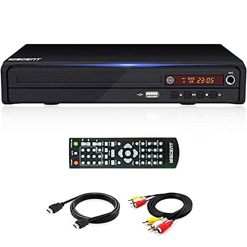 Lettore DVD compatto per TV, lettore DVD multi-regione, MP3,Mpeg4, lettore DVD/CD per uso domestico, con HDMI/AV/USB/Coaxial/USB/MIC