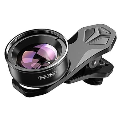 Apexel lente macro per smartphone,100mm macro obiettivo per iPhone,Samsung Galaxy, Huawei e la maggior parte degli smartphone