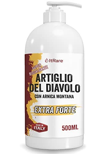 CONFEZIONE XXL 500ml - Crema Artiglio Del Diavolo Forte - Pomata | Gel con Arnica Montana |