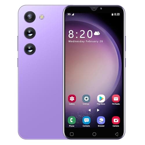 Smartphone Offerta del Giorno, 5.0 inch IPS Display, 16GB ROM (128GB Espandibili), Android 9.0 OS, Dual SIM Economici Telefoni Mobile ，3G Cute Cellulari (Purple)