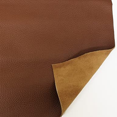 JPstraps - Pelle naturale 100% autentica produzione regolare per pelletteria e sartoria, ideale per artigiani, designer, artigianato, fai da te o progetti in pelle (marrone, 25 cm x 20 cm)
