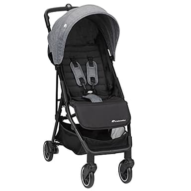Bebeconfort Teeny 3D Passeggino Ultraleggero e Compatto, 6 kg, Pieghevole e Reclinabile, Posizione Nanna per Neonati, Portata 22 kg, Tinted Grey