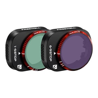 Freewell Variable ND VND1-5 Stop, VND6-9 Stop - Confezione da 2 filtri per obiettivo fotocamera Run&Gun, compatibili con Mini 4 Pro