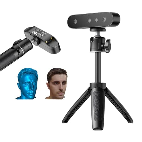 Creality CR-Scan Ferret SE Scanner 3D, Anti Shake Tracking, Precisione di scansione 0,1 mm, Scanner portatile 30 FPS per stampanti 3D, Può scansionare oggetti neri/metallici per Windows/Mac