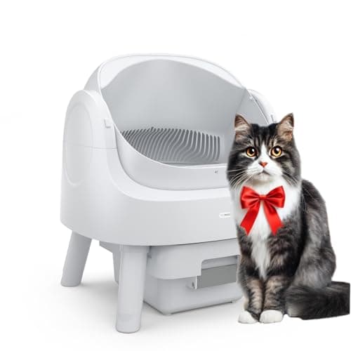 PetPivot Lettiera autopulente con design aperto, modalità automatiche e manuali, pulizia istantanea e pala semplice, ideale per gatti di grandi dimensioni, adatta per famiglie multigatti