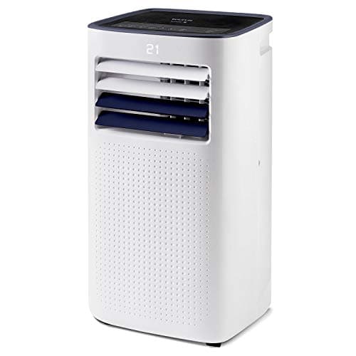 Taurus Cold Design + - Climatizzatore portatile. 3 in 1: freddo, deumidificatore e ventilatore. Silenzioso. Timer Con telecomando. Con kit finestra. Ruote. Bianca. 1023W.
