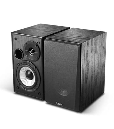 Edifier R990BT Bookshelf Speakers Bluetooth 5.4, 2.0 Active Multimedia Speaker, 24W Output Power, RCA/AUX/Bluetooth, Digital Audio Processing, MDF