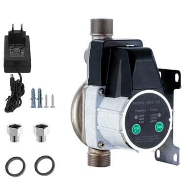 DC 24 V pompa acqua booster automatica 80/100/150 W, magnete permanente, regolatore di pressione variabile, tubo di riscaldamento, rubinetto per casa, lavandino, cucina