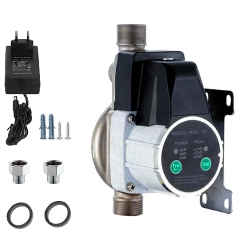 DC 24 V pompa acqua booster automatica 80/100/150 W, magnete permanente, regolatore di pressione variabile, tubo di riscaldamento, rubinetto per casa, lavandino, cucina