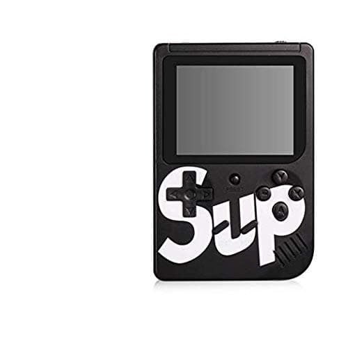 INJOY SUP Game Box - 400 giochi retrò in 1 mini console da collegare alla TV, colore: nero