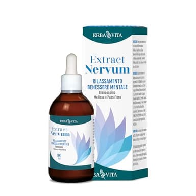 ERBA VITA Extract Nervum integratore alimentare in gocce utile per il fisiologico rilassamento e il benessere mentale - 50 ml