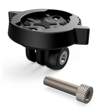 TUSITA Quarto di Giro a Flangia di Attrito Adattatore di Supporto Compatibile con Garmin Edge Bici GPS, Varia UT800 Faro Intelligente - Staffa di Supporto Progettato per GoPro