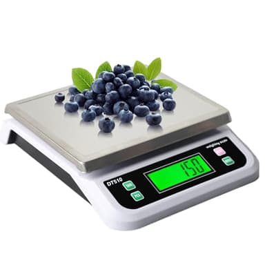 Bilancia da Cucina Professionale 40kg Bilancia Digitale ad Alta Precisione 1g in Acciaio Inossidabile Bilancia per Alimenti con Display LCD Bilancia Elettronica Funzione Tara Conteggio PCS e 6 Unità