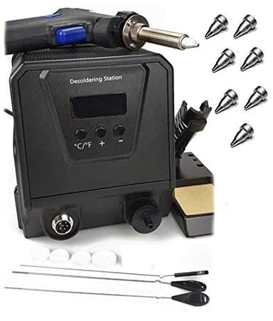 STAZIONE DISSALDANTE PROFESSIONALE DIGITALE ZD-8925 CON PISTOLA 90W INCLUSE 7 PUNTE (0,8mm, 1mm e 1,3mm) + FILTRI DI RICAMBIO + ACCESSORI PULIZIA