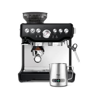 Sage - The Barista Express - Macchina da Caffè in Grani con Montalatte Manuale - Tartufo Nero