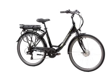 F.lli Schiano E-Moon, Bici Elettrica da Città 26 Inches per Adulti, 36V 13Ah Batteria Rimovibile, Motore 250W 40Nm, City Ebike, Nero