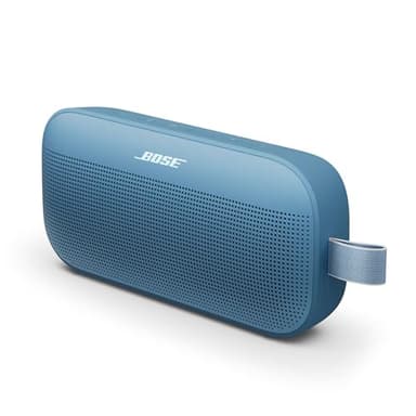 Bose SoundLink Flex (2ª Gen) Diffusore Bluetooth portatile, diffusore portatile da esterno con audio ad alta fedeltà, fino a 12 ore di autonomia, impermeabile e a prova di polvere, Blu Crepuscolo