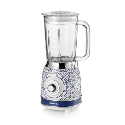 Ariete 583 Frullatore Capri con tazza in vetro da 1,5 Litri, 4 Lame in Acciaio Inox, 4 Velocità + Pulse,1000 Watt