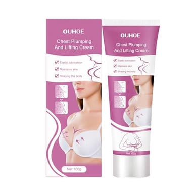 Crema Per Il Sollevamento Del Seno, Crema Per La Cura Del Seno, 100g Crema Rassodante E Liftante Per Il Seno, Crema Per Il Seno Modellante, Crema Per Il Sollevamento Del Seno Per Seni Cadenti