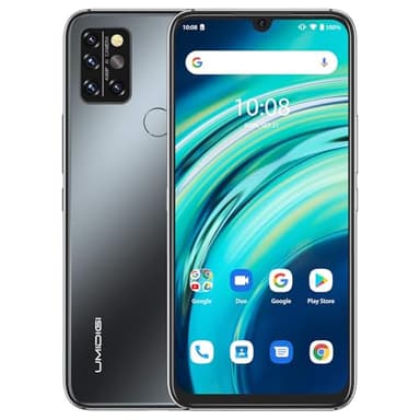 UMIDIGI A9 Pro Smartphone, 6+128GB, 2.4K Schermo 6,3 pollici FHD+ Telefono Cellulare, 48MP+24MP, 4150mAh, Telefono 4G Doppia SIM, Smartphone Android, Sblocco Impronta Digitale/GPS/OTG/3 Slot, Nero
