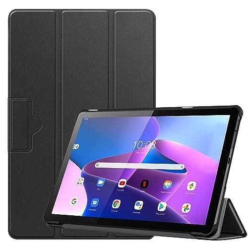 YRH Custodia Cover per Lenovo Tab M10 3a gen 10,1 pollici 2022 [TB328FU /TB328XU], Non adatto per M10 Plus 3a gen 10,6 pollici 2022 (Nero)
