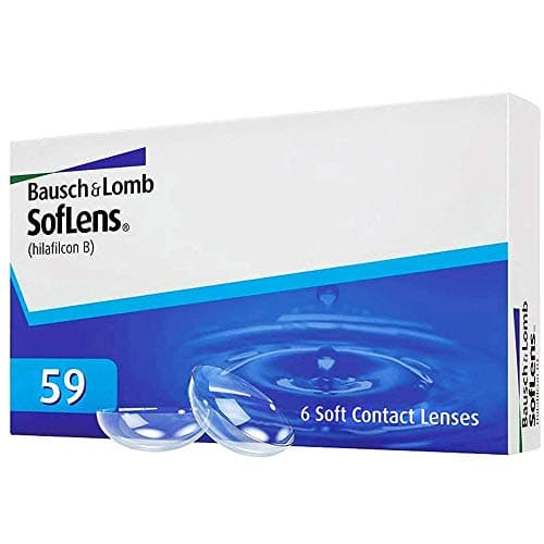 SofLens 59 Lenti a Contatto Mensili, 6 Lenti, BC 8.6 mm, DIA 14.2 mm, -4.0 Diopt