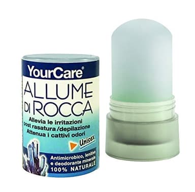 YourCare Allume di Rocca Stick 120g - Deodorante Uomo e Donna Naturale per Ascelle, Deodorante Fresh con Azione Purificante e Assorbi Umidità, Alternativa a Deodorante Dove