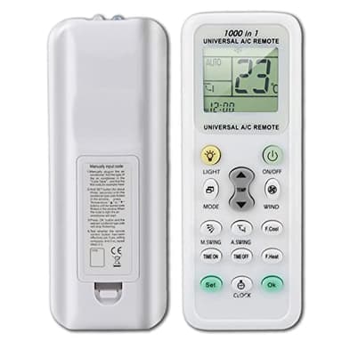 impostazioni con Un clic Regolatore di condizionamento LCD A/C 1000 in 1,Telecomando Universale per condizionatore d'Aria, per Panasonic Sharp Samsung Fujitsu Gree Guangda Guqiao Haier Helton Hemilto