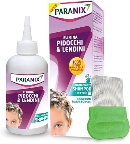 Paranix Shampoo Trattamento per Eliminare Pidocchi e Lendini, 200ml