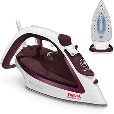 Tefal Ferro da stiro a vapore Easygliss Plus con funzione autopulente, spegnimento automatico, sistema anticalcare, 2400 Watt