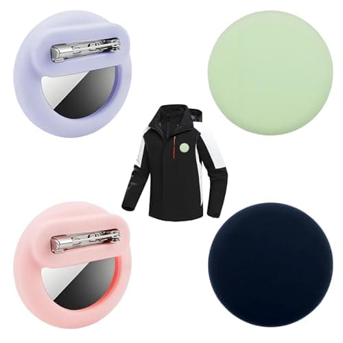 4 pezzi Airtag nascosti per bambini, GPS Tracker per bambini, chip GPS per bambini, ciondolo airtag, anziani, animali domestici – Custodia