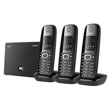 Gigaset C590IP Trio Telefono cordless VoIP 3 ricevitore Nero