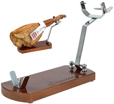 Porta Prosciutto Pieghevole Noce Con Gommini Antiscivolo - Porta Prosciutto Crudo - Prosciutto Tagliere - Portaprosciutto - Taglia Prosciutto Crudo A Mano - Supporto Per Prosciutto Crudo - Jamonero