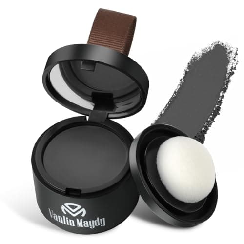 Polvere Capelli, Polvere per Attaccatura dei Capelli Hair Line Powder per Donne e Uomini, Hairline Shadow per Coprire L'attaccatura, Riempire Capelli Diradati, Impermeabile e Anti-Sudore(A)