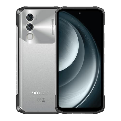 DOOGEE Blade10 Power Rugged Smartphone, 10300mAh, 24GB RAM + 256GB ROM, Display 6.6 Pollici HD+ 90Hz, AI Camera 50MP, Octa-Core, Android 14, Dual SIM, NFC, Unlock, 2024 - Argento