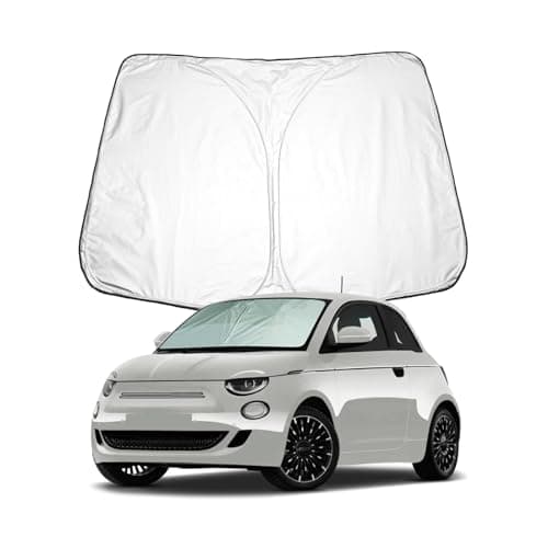 BIXUAN compatibile con Fiat 500 Abarth 595 2017-2023 2024 Parasole 500E 500C 2013-2022 2023 2024 Auto Parabrezza Parasole Anteriore Parasole Anteriore Blocca UV Copertura