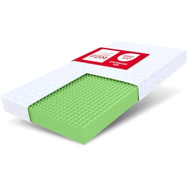 FDM PICCHI Materasso 70x160 cm Schiuma di Memoria Alto 12 cm Grado di Rigidità H3 Materasso a Due Lati 7 Zone di Comfort Rivestimento Lavabile OEKO-TEX Anallergic