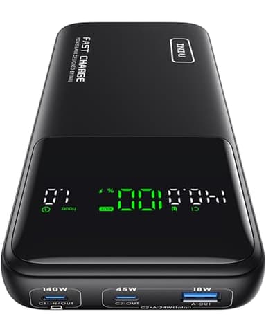 INIU Power Bank, 27000mAh 140W Caricatore Portatile Ricarica Rapida, PD3.1 Batteria Esterna Powerbank Compatibile con MacBook Pro iPhone 16 15 14 Plus Pro Max Galaxy S23 Ultra Steam Deck iPad etc