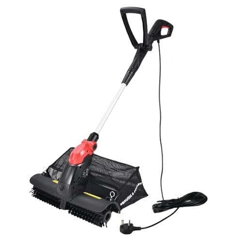 Spazzola elettrica portatile dell'erba artificiale, larghezza di lavoro di 430mm, motore 300W, sacchetto di raccolta 12L