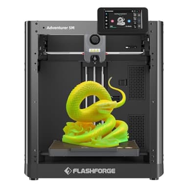 Flashforge Adventurer 5M Stampante 3D FDM con Livellamento Automatico, Velocità di stampa12 Vlte più Veloce (600mm/s), estrusore a azionamento diretto, ugello rimovibile rapido,220 * 220 * 220mm