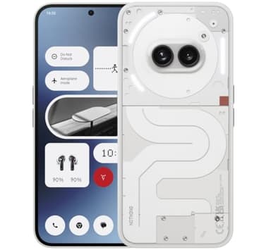Nothing Phone (2a) 8+128GB - Smartphone con Nothing OS 2.5 - Bianco Latte
