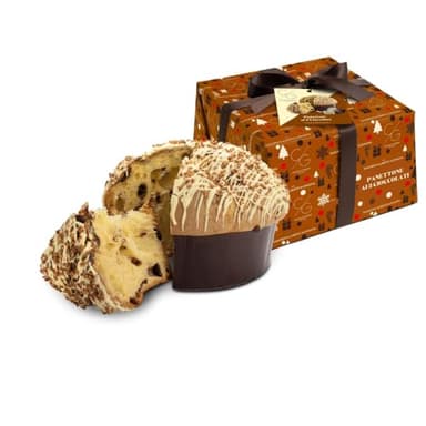 Cioccolato Gourmet Panettone Artigianale ai 3 Cioccolati - 750g