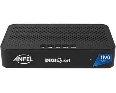 Decoder Satellitare FULL HD con tessera Tivu Sat CERTIFICATO UFFICIALE CON TESSERA Tivù SAT INCLUSA, DVB-S2 HEVC H265 MAIN 10,Telecomando Universale 2 in 1 per il ricevitore e la TV