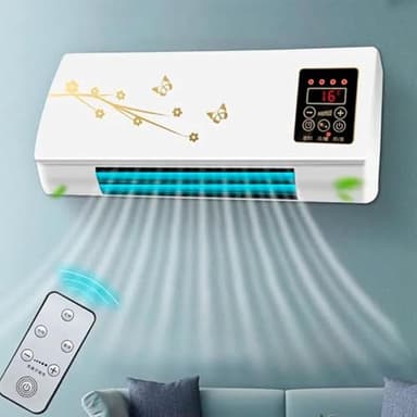 Split Max Aire Acondicionado Portatil, Climatizzatore da Parete, 54x20x11.5cm, Aria condizionata Freddo/Caldo con Timer, 1800W Climatizzatore Libiyi, Facile Controllare,Protezione dal surriscaldamento