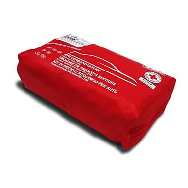 Quattroerre 16056 Kit di Pronto Soccorso per Auto Omologato DIN 13164