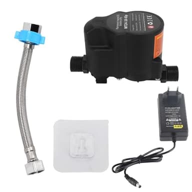 Pompa Booster Automatica della Pressione Dell'acqua, DC24V Piccola Pompa Dell'acqua Elettrica a Basso Rumore Induzione Automatica Pompa di Aumento della Pressione (Spina UE)