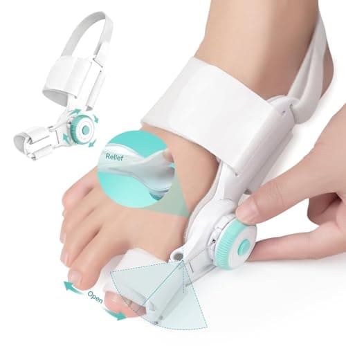 TENICORE Alluce Valgo Correttore Manopola Regolabile Tutore Alluce Valgo Divaricatore Alluce Valgo Alluce Rettilineo Correzione Alluce Valgo 1 Pezzo Dx E Sx Piedi